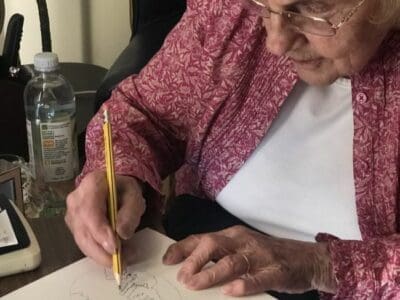 Riverside Place resident shares her talent!