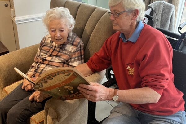 Reminiscence session for residents with Jersey Heritage