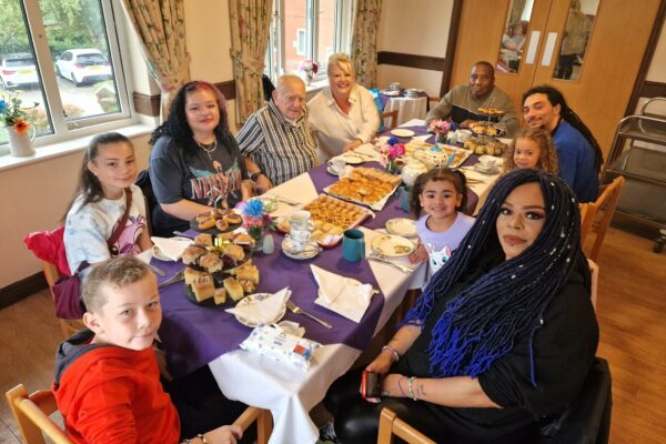 Families enjoy afternoon tea at Mount Pleasant