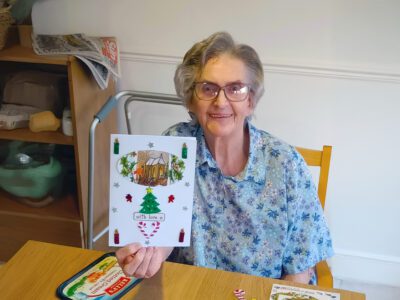 Festive Card-Making at Acacia Care Centre