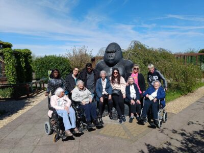 Solent Grange Nursing Home visit Monkey Haven