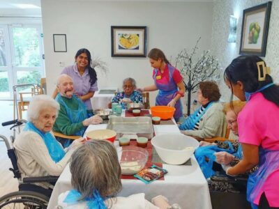 Cookie Making and Baking at Brook House Nursing Home