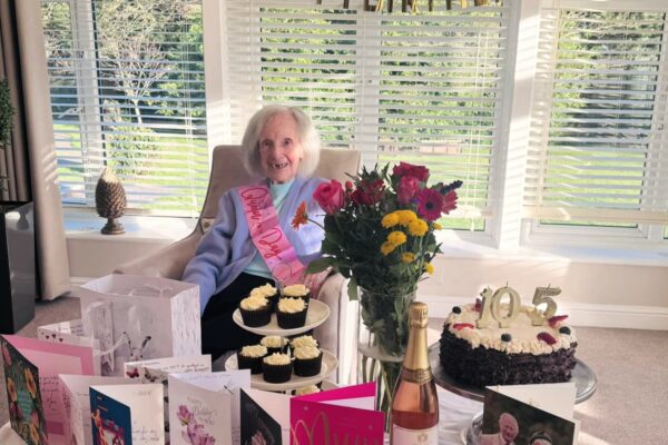 Coppice Lea resident celebrates 105th birthday