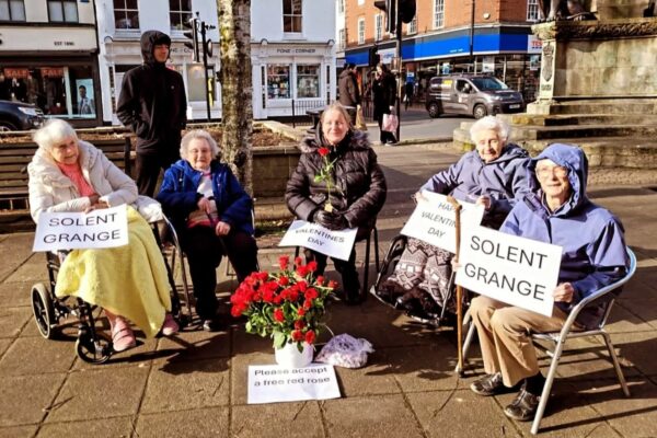 Solent Grange residents celebrate Valentine’s Day