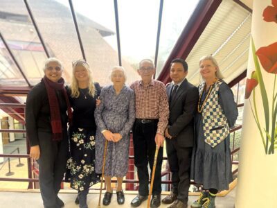 Coxhill couple enjoy Afternoon Tea with the Mayor