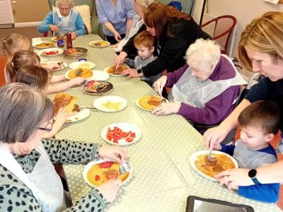 Scoonie House brings generations together for pancake fun!